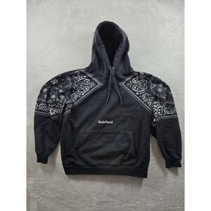 Cactus Man Ricky Singh Hoodie Sweatshirt Womens S Black Bandana Fleece Undefined